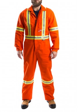 Contractor Hi Visibility F.R. Coverall 