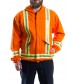 Hi Vis F.R. hooded fleece vest