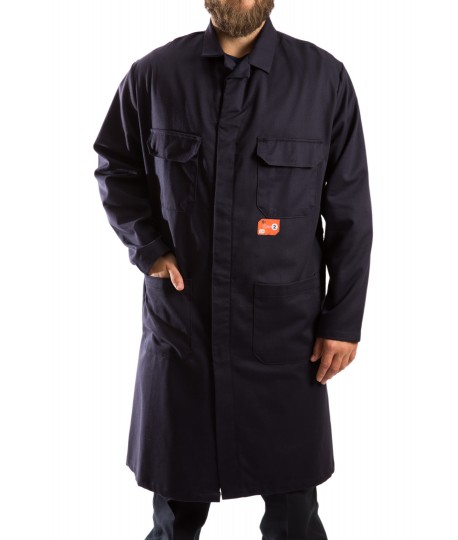 Flame resistant shop coat