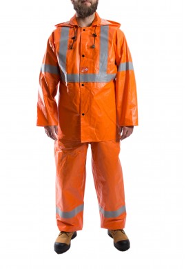 Hi Vis rain coat F.R.