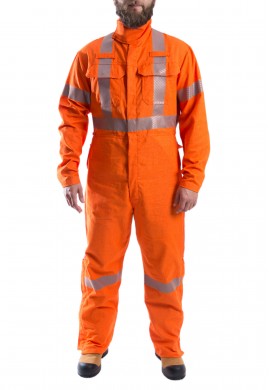 Hi Visibility inherently FR welding CSA coverall, Class 1
