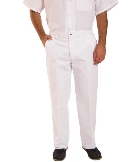 Industrial pant- snap closure