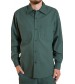 Long sleeve industrial shirt, button closure, gripper at collar