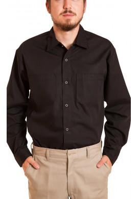 Long sleeves Industrial shirt w/grippers