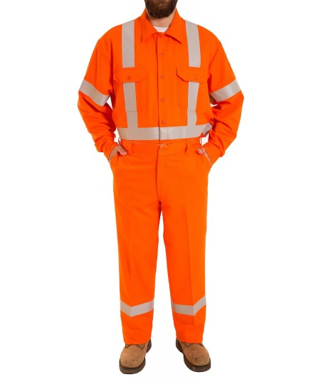 Chemise manches longues Haute Visibilité ignifuge